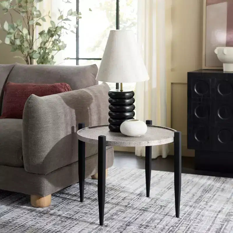 Table d'appoint - ACC3240 - Gris/Noir