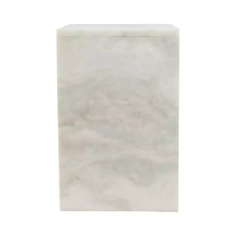 Table d'appoint chic, guéridon ou petite table de chevet pour la décoration intérieure - Table d'appoint carrée en marbre parfaite pour la décoration de la chambre ou du salon