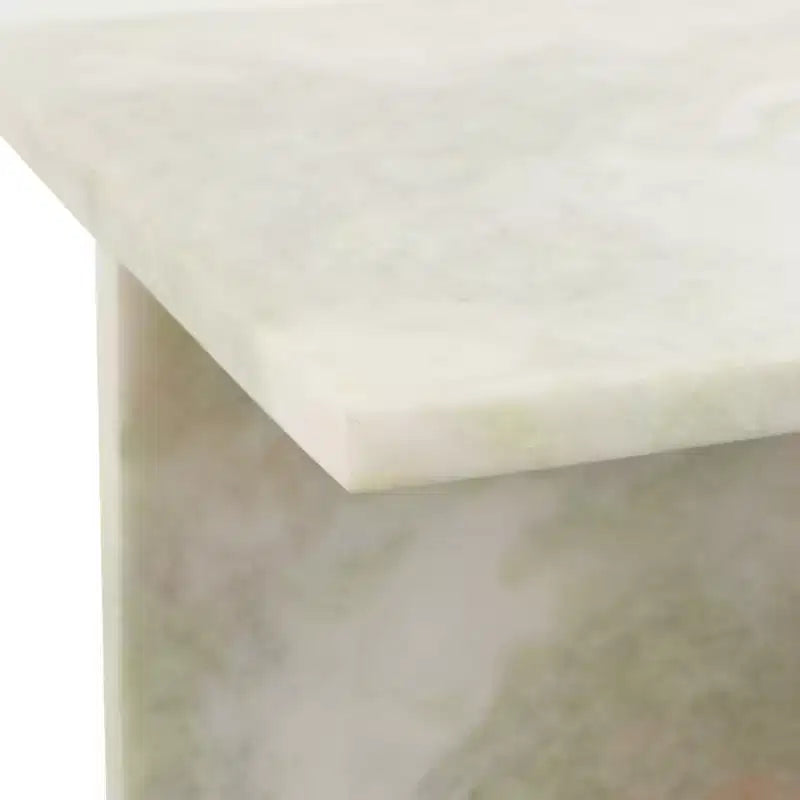Table d'appoint chic, guéridon ou petite table de chevet pour la décoration intérieure - Table d'appoint carrée en marbre parfaite pour la décoration de la chambre ou du salon