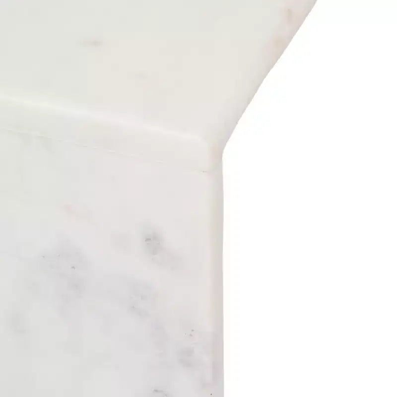 Table d'appoint chic, guéridon ou petite table de chevet pour la décoration intérieure - Table d'appoint carrée en marbre parfaite pour la décoration de la chambre ou du salon
