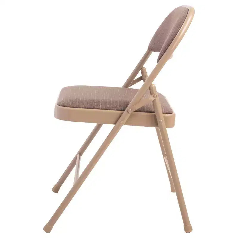 Chaises pliantes rembourrées en tissu