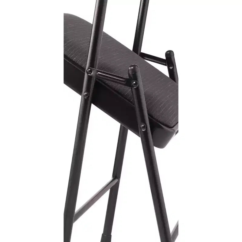 Chaises pliantes rembourrées en tissu