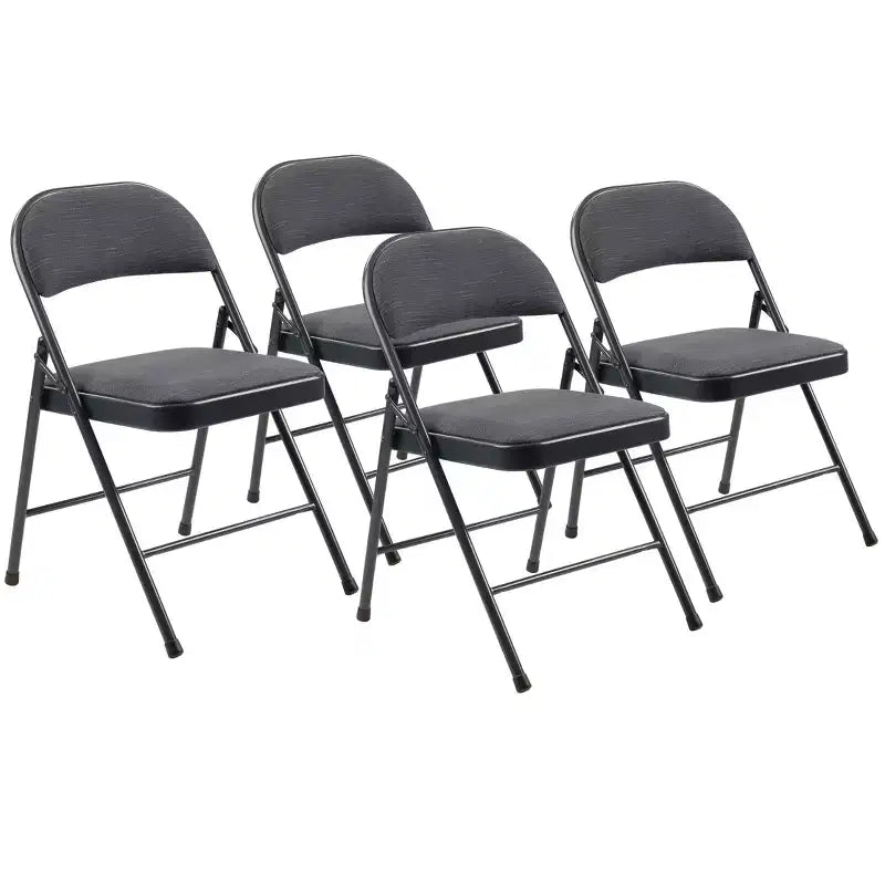 Chaises pliantes rembourrées en tissu