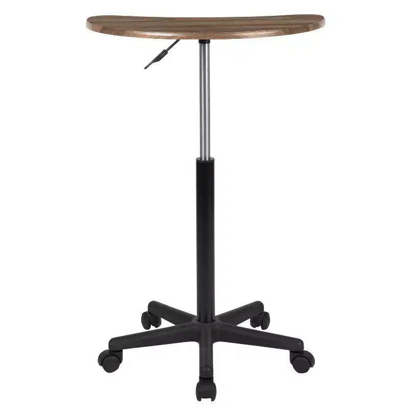 Bureau d'ordinateur portable mobile assis-debout - Bureau roulant portable