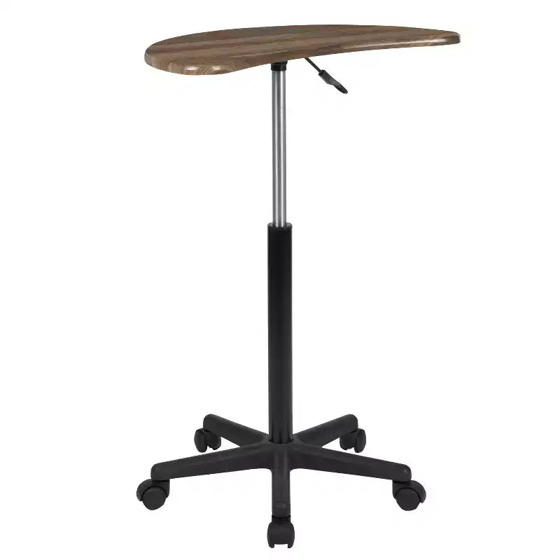 Bureau d'ordinateur portable mobile assis-debout - Bureau roulant portable