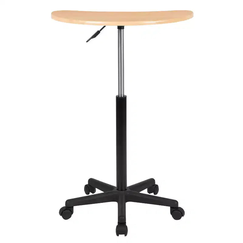 Bureau d'ordinateur portable mobile assis-debout - Bureau roulant portable