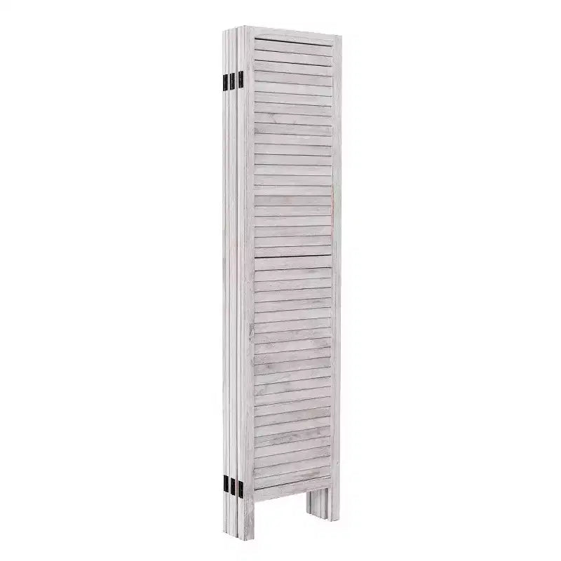 Paravent 6 panneaux 170 cm Séparateur de pièce Classique lattes vénitiennes en bois Maison