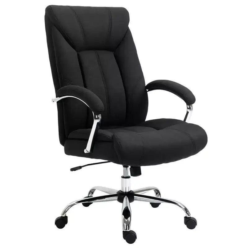 Chaise de bureau à dossier haut, chaise d'ordinateur avec soutien lombaire et hauteur réglable