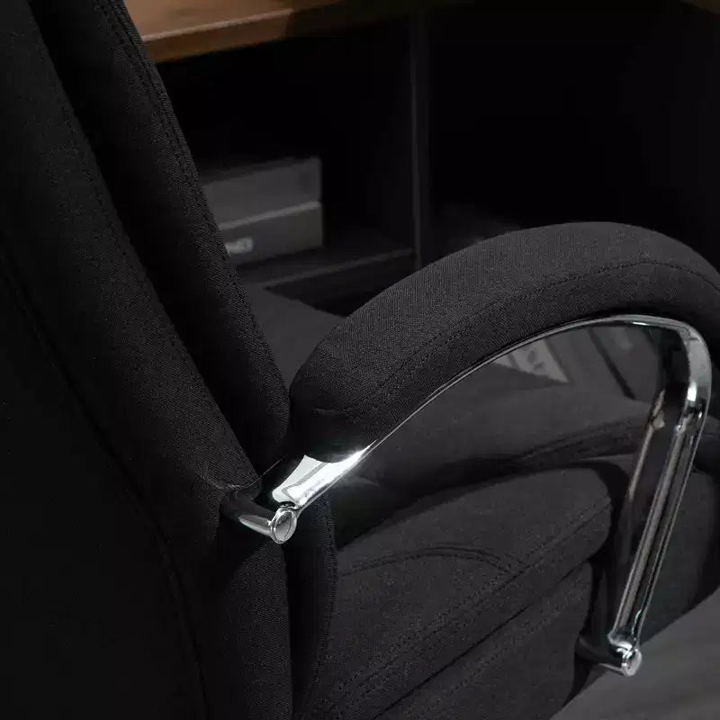 Chaise de bureau à dossier haut, chaise d'ordinateur avec soutien lombaire et hauteur réglable
